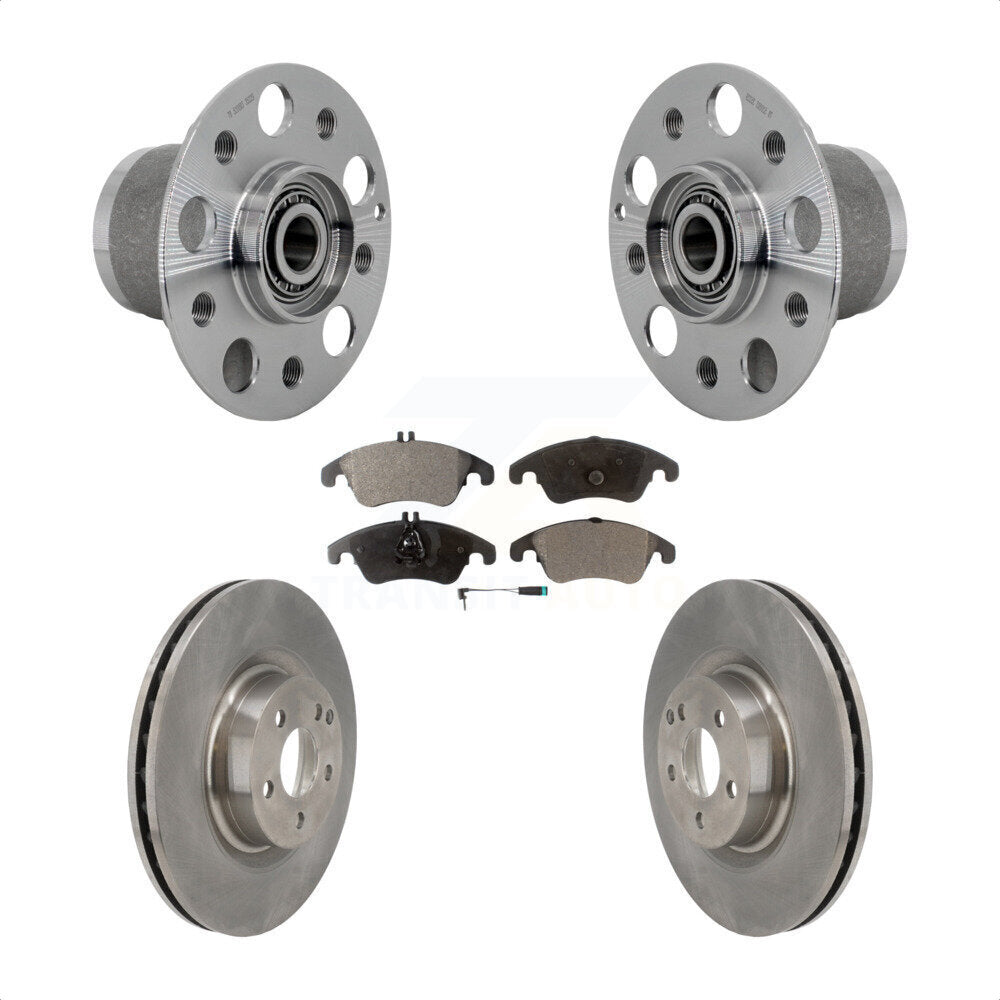 Kit de plaquettes de Rotor de frein à disque, ensemble de roulements de moyeu avant, pour Mercedes-Benz E550 C25