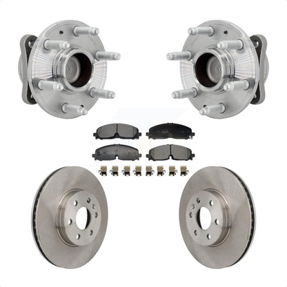 Kit de plaquettes de Rotor de frein à disque, roulement de moyeu avant, pour Chevrolet Colorado GMC Canyon RW