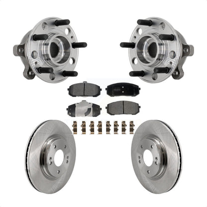 Kit de Rotor et plaquettes de frein à disque, ensemble de roulements de moyeu avant, pour Hyundai Sonata Kia K