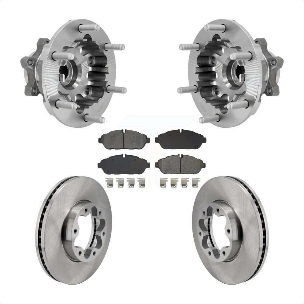 Kit de plaquettes de Rotor de frein à disque, roulement de moyeu avant, pour Ford Transit-250 Transit-350 AW
