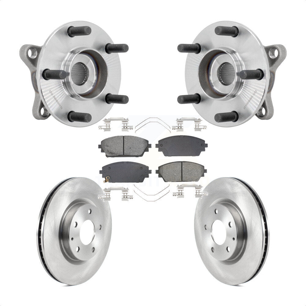 Kit de rotor et de plaquettes de frein à disque, ensemble de roulements de moyeu avant, pour Mazda 3 AW 2021 – 2022