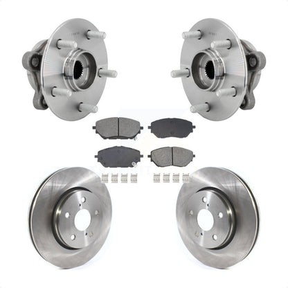 Ensemble de roulements de moyeu avant, Rotors et plaquettes de frein à disque, Kit pour Toyota C-HR
