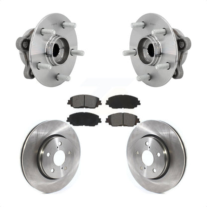 Ensemble de roulements de moyeu avant, Rotors et plaquettes de frein à disque, Kit pour Toyota C-HR