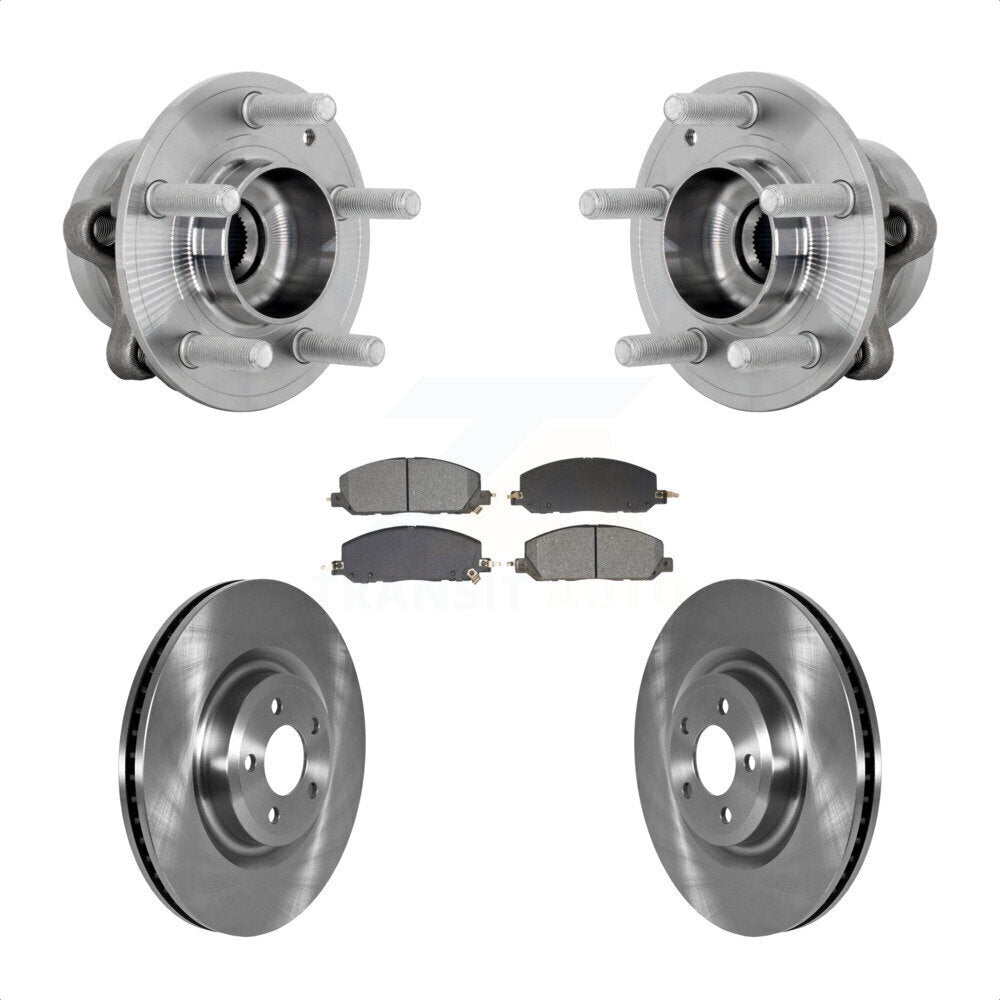 Kit de Rotor et de plaquettes de frein, roulement de moyeu avant, pour Ford Explorer Lincoln Aviator Polic