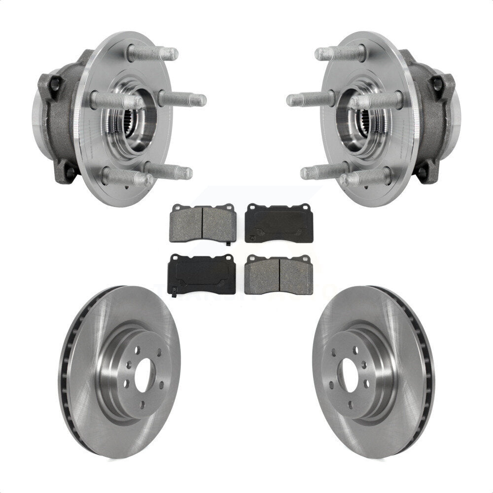 Kit de rotors et plaquettes de frein à disque, ensemble de roulements de moyeu avant pour Tesla S X
