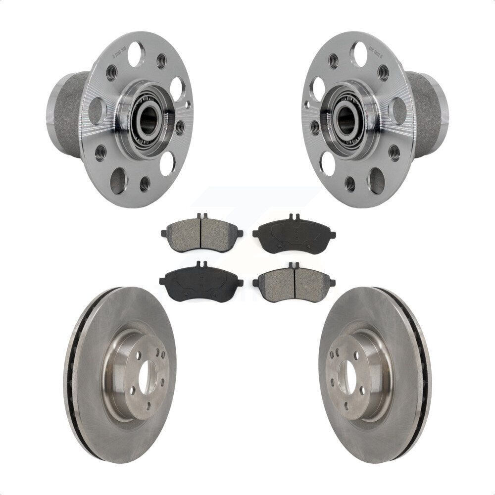 Kit de plaquettes de Rotor de frein, roulement de moyeu avant, pour Mercedes-Benz C250 avec emballage Sport
