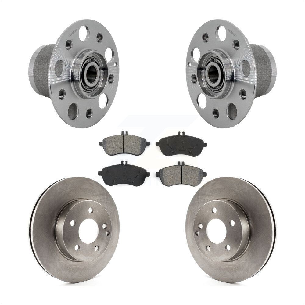 Kit de plaquettes de Rotor de frein à disque, ensemble de roulements de moyeu avant, pour Mercedes-Benz C300 C25
