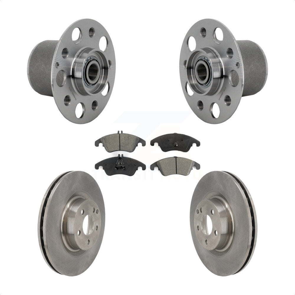 Kit de plaquettes de Rotor de frein à disque, ensemble de roulements de moyeu avant, pour Mercedes-Benz E400 E55