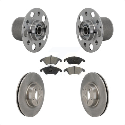 Kit de plaquettes de Rotor de frein à disque, ensemble de roulements de moyeu avant, pour Mercedes-Benz E400 E55