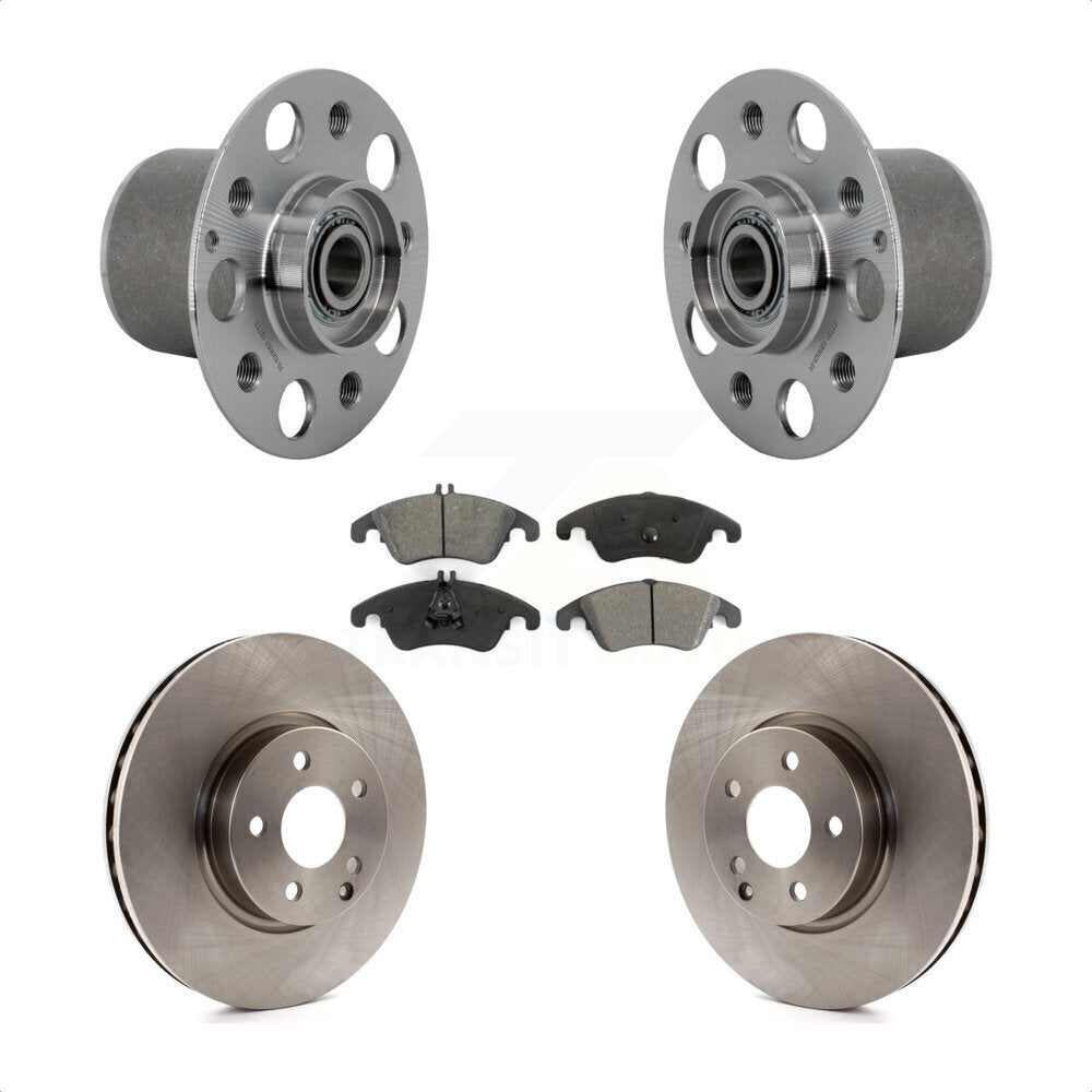Kit de plaquettes de Rotor de frein, ensemble de roulements de moyeu avant, pour Mercedes-Benz E350 E400 E25