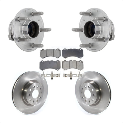Ensemble de roulements de moyeu avant, Rotors et plaquettes de frein à disque pour Cadillac CTS