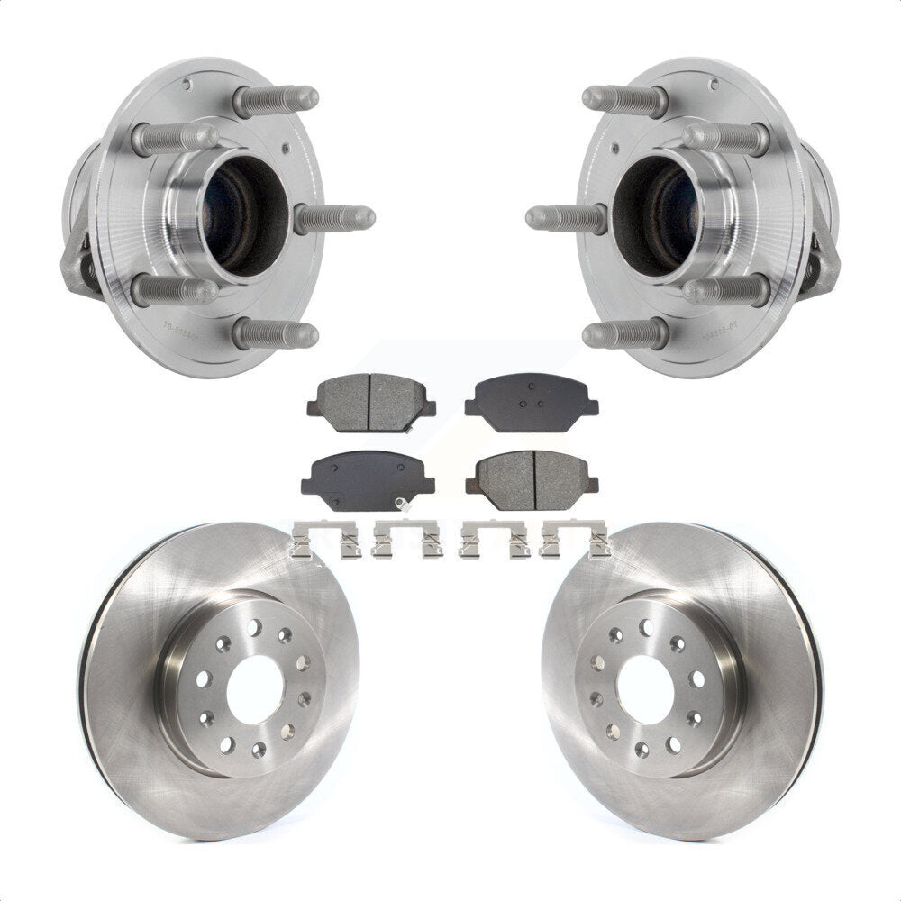 Ensemble de roulements de moyeu avant, Rotors et plaquettes de frein à disque, Kit pour Chevrolet Camaro