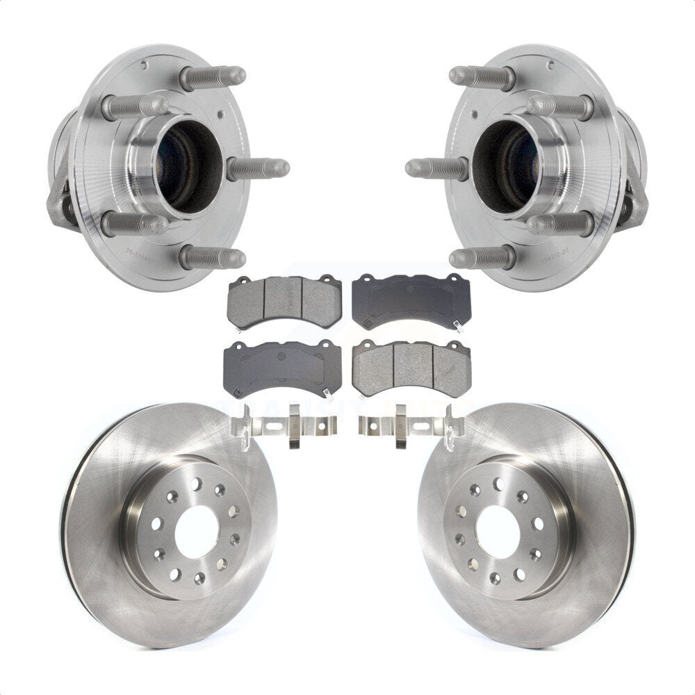 Ensemble de roulement de moyeu avant, Rotor de frein à disque et Kit de plaquettes pour Chevrolet Camaro LT L