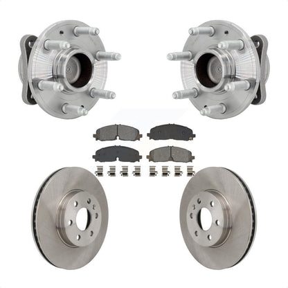 Kit de plaquettes de Rotor de frein à disque, roulement de moyeu avant, pour Chevrolet Colorado GMC Canyon RW