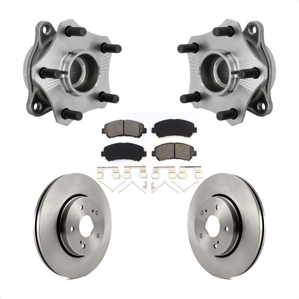 Kit de plaquettes de Rotor de frein à disque, ensemble de roulements de moyeu avant pour Suzuki Kizash 2010 – 2013