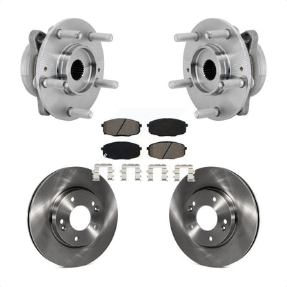 Kit de plaquettes de Rotor de frein à disque, ensemble de roulements de moyeu avant, pour Hyundai Kona Kia Selto