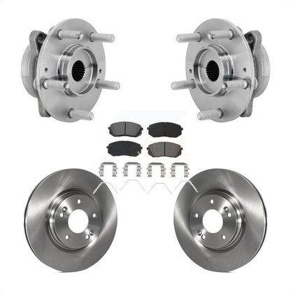 Kit de plaquettes de Rotor de frein à disque, ensemble de roulements de moyeu avant, pour Hyundai Kona Kia Selto