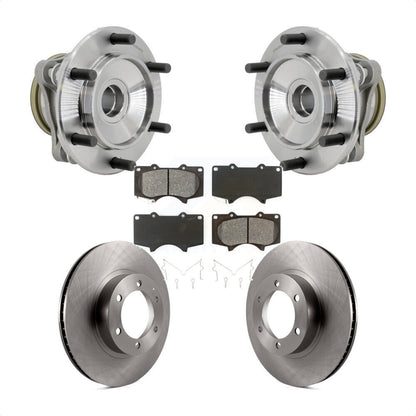 Kit de rotors et plaquettes de frein à disque, ensemble de roulements de moyeu avant, pour Toyota 4Runner RW