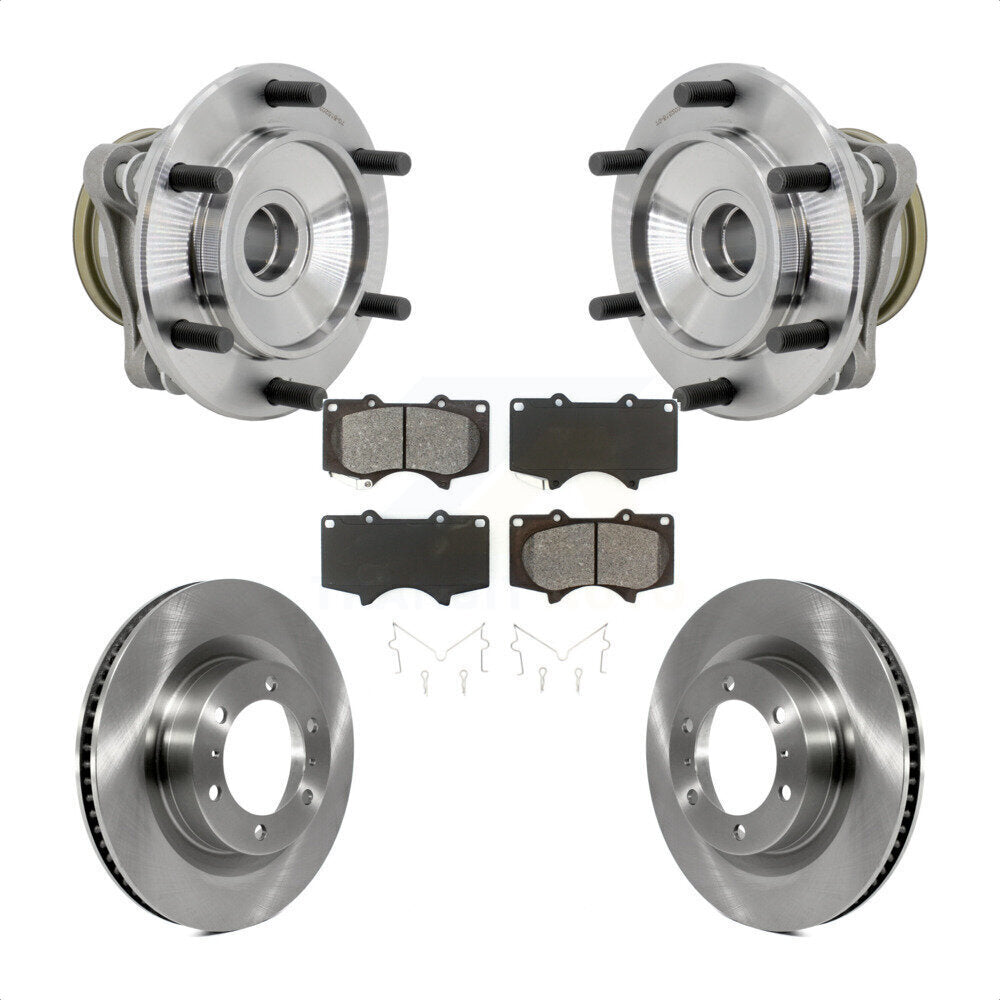 Kit de plaquettes de rotor de frein, ensemble de roulements de moyeu avant, pour Toyota 4Runner RW 2010 – 2021