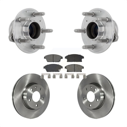 Ensemble de roulements de moyeu avant, Rotors et plaquettes de frein à disque pour Cadillac ATS