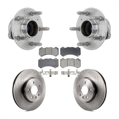 Kit de plaquettes de Rotor de frein à disque, ensemble de roulements de moyeu avant pour Cadillac ATS V avec RW