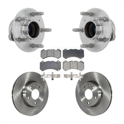 Kit de plaquettes de Rotor de frein, ensemble de roulements de moyeu avant pour Cadillac ATS V avec RW 2017