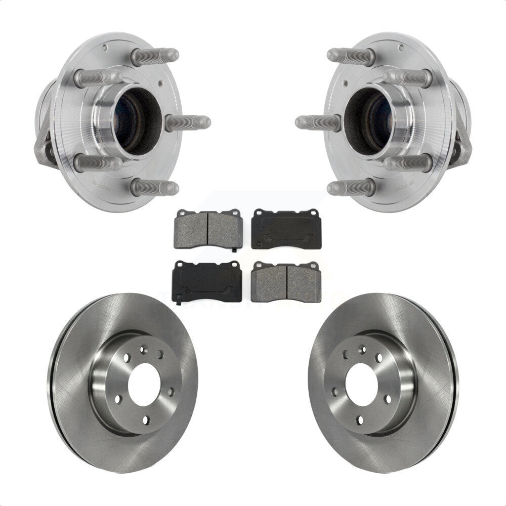 Kit de Rotor et de plaquettes de frein à disque, roulement de moyeu avant, pour Base Cadillac ATS 2019 avec RW