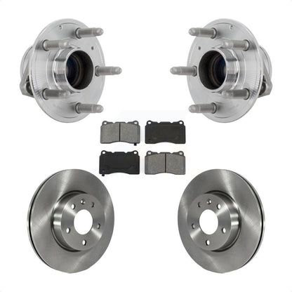 Kit de Rotor et de plaquettes de frein à disque, roulement de moyeu avant, pour Base Cadillac ATS 2019 avec RW