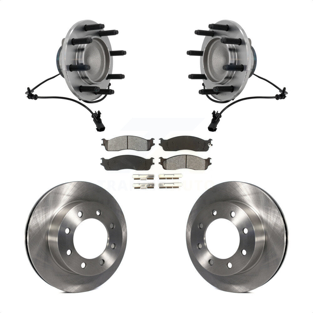 Kit de plaquettes de Rotor de frein à disque, ensemble de roulements de moyeu avant pour Dodge Ram 1500 3500 250
