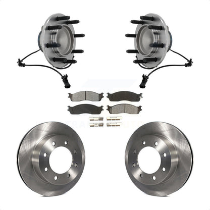 Kit de plaquettes de Rotor de frein à disque, ensemble de roulements de moyeu avant pour Dodge Ram 1500 3500 250