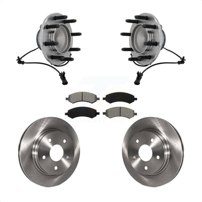 Kit de plaquettes de Rotor de frein, roulement de moyeu avant, pour Dodge Ram 1500 07-08, avec roue à 8 écrous