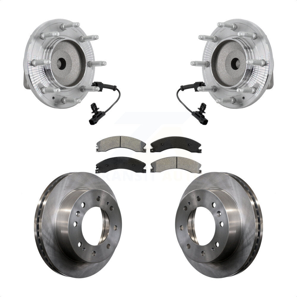 Kit de plaquettes de Rotor de frein, roulement de moyeu avant, pour GMC Chevrolet Sierra 2500 HD Silverad