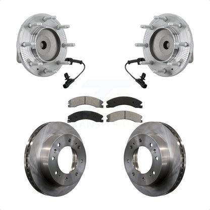 Kit de plaquettes de Rotor de frein, roulement de moyeu avant, pour GMC Chevrolet Sierra 2500 HD Silverad