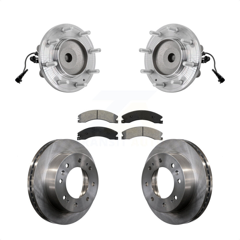 Kit de plaquettes de Rotor de frein, roulement de moyeu avant, pour GMC Sierra 3500 HD Chevrolet Silverad