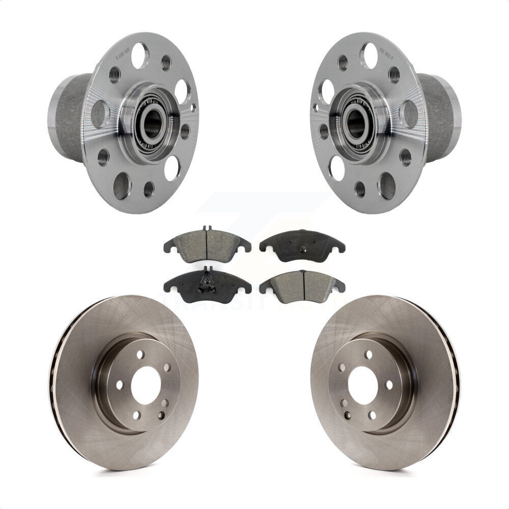 Kit de Rotor et plaquettes de frein, roulement de moyeu avant, pour Mercedes-Benz E350 C350 C300 SLC30