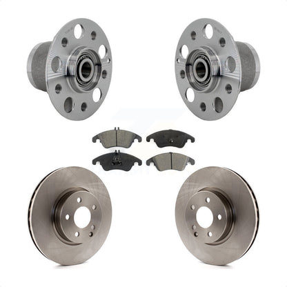 Kit de Rotor et plaquettes de frein, roulement de moyeu avant, pour Mercedes-Benz E350 C350 C300 SLC30