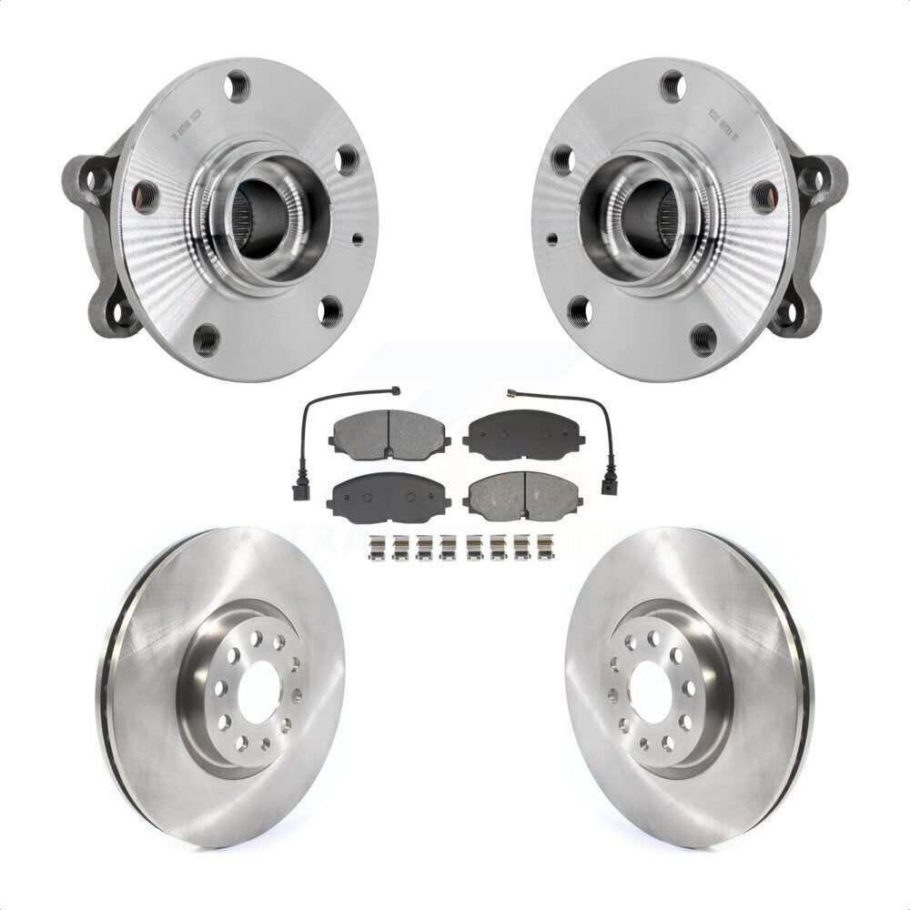 Kit de plaquettes de Rotor de frein, ensemble de roulements de moyeu avant, pour Volkswagen Atlas Cross Spor