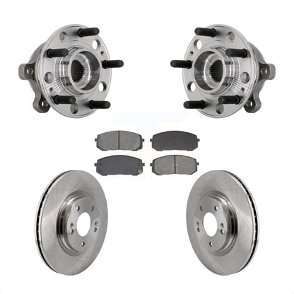 Kit de Rotor et plaquettes de frein à disque, ensemble de roulements de moyeu avant, pour Hyundai Sonata Kia K