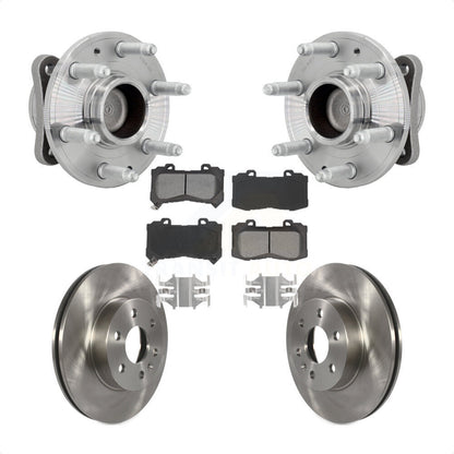 Kit de plaquettes de Rotor de frein à disque, roulement de moyeu avant, pour Chevrolet Colorado GMC Canyon RW