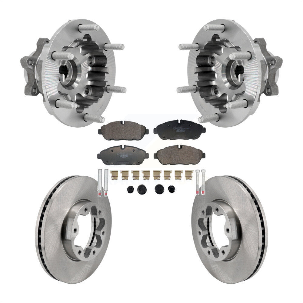 Kit de plaquettes de Rotor de frein à disque, roulement de moyeu avant, pour Ford Transit-250 Transit-350 AW