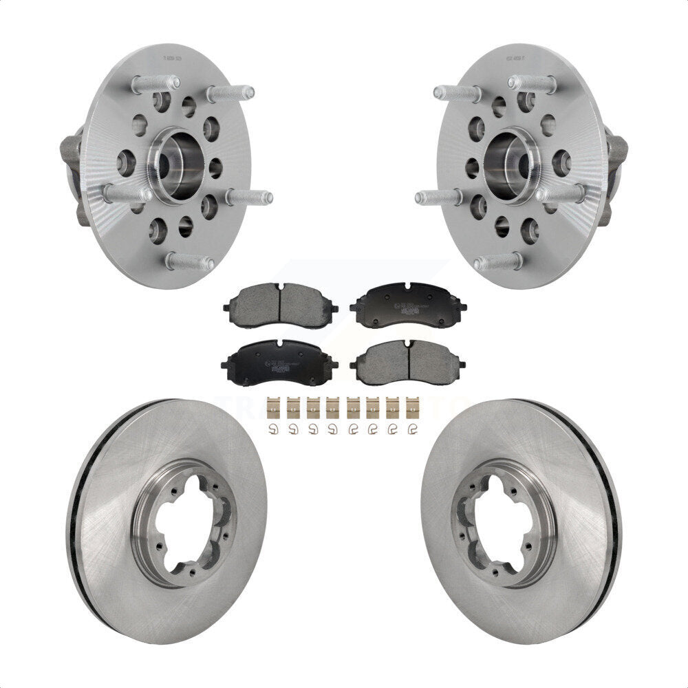 Kit de rotors et plaquettes de frein à disque, ensemble de roulements de moyeu avant, pour Ford e-transit