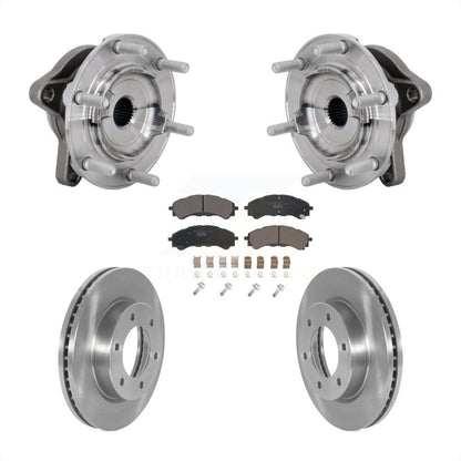 Ensemble de roulement de moyeu avant, Rotor de frein et Kit de plaquettes pour Ford Ranger 4W 2019 – 2023