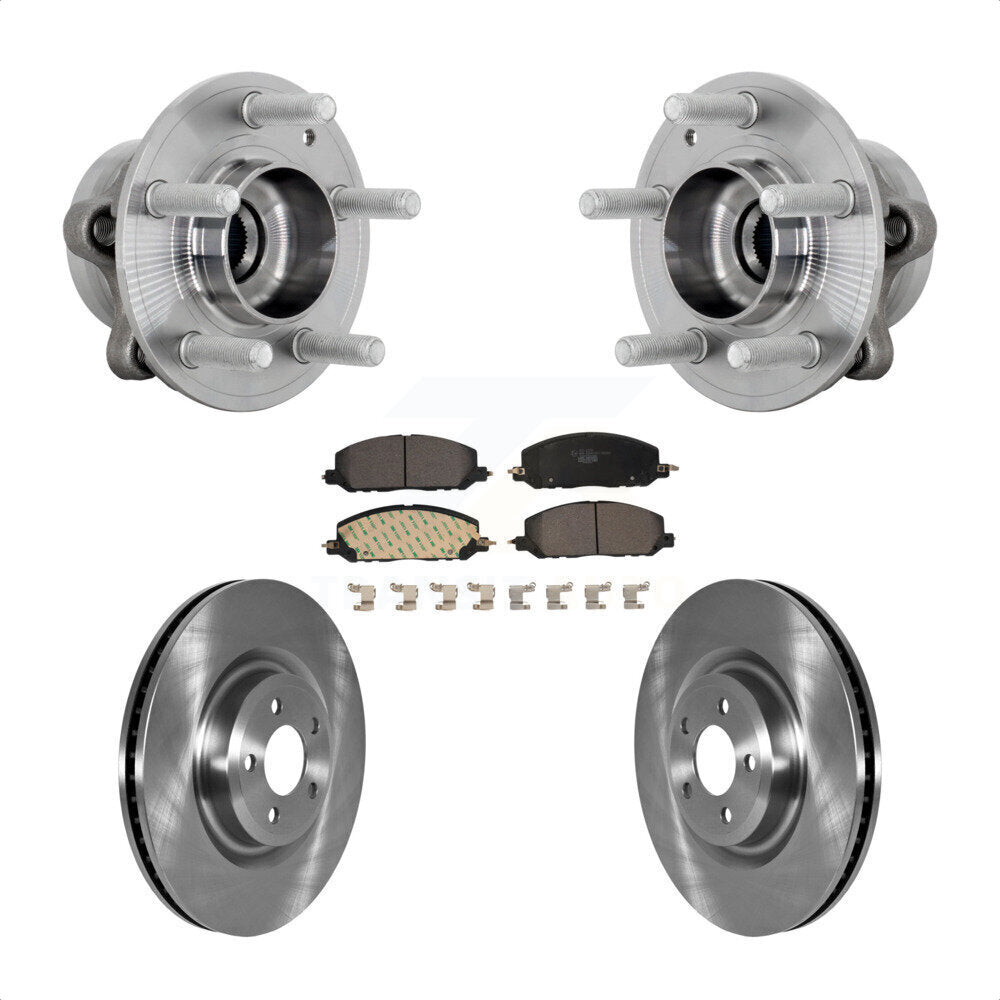 Kit de Rotor et de plaquettes de frein, roulement de moyeu avant, pour Ford Explorer Lincoln Aviator Polic