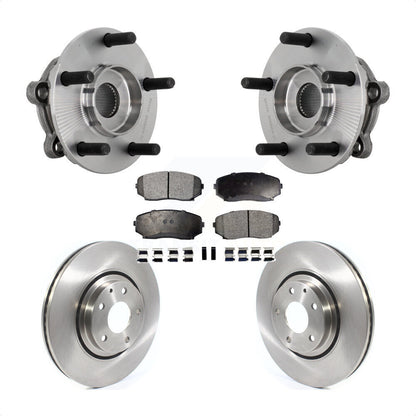 Ensemble de roulement de moyeu avant, Rotor de frein à disque et Kit de plaquettes pour Mazda CX-2016 – 2023