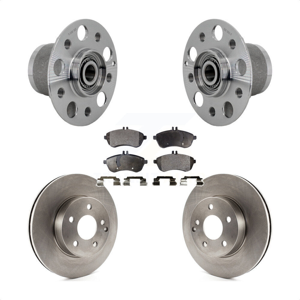 Kit de plaquettes de Rotor de frein à disque, ensemble de roulements de moyeu avant, pour Mercedes-Benz C300 C25
