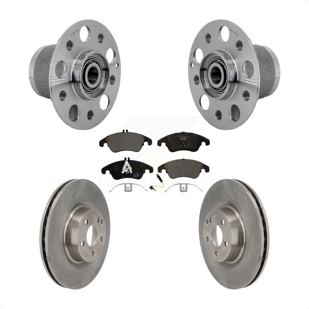 Kit de plaquettes de Rotor de frein à disque, ensemble de roulements de moyeu avant, pour Mercedes-Benz E550 C25