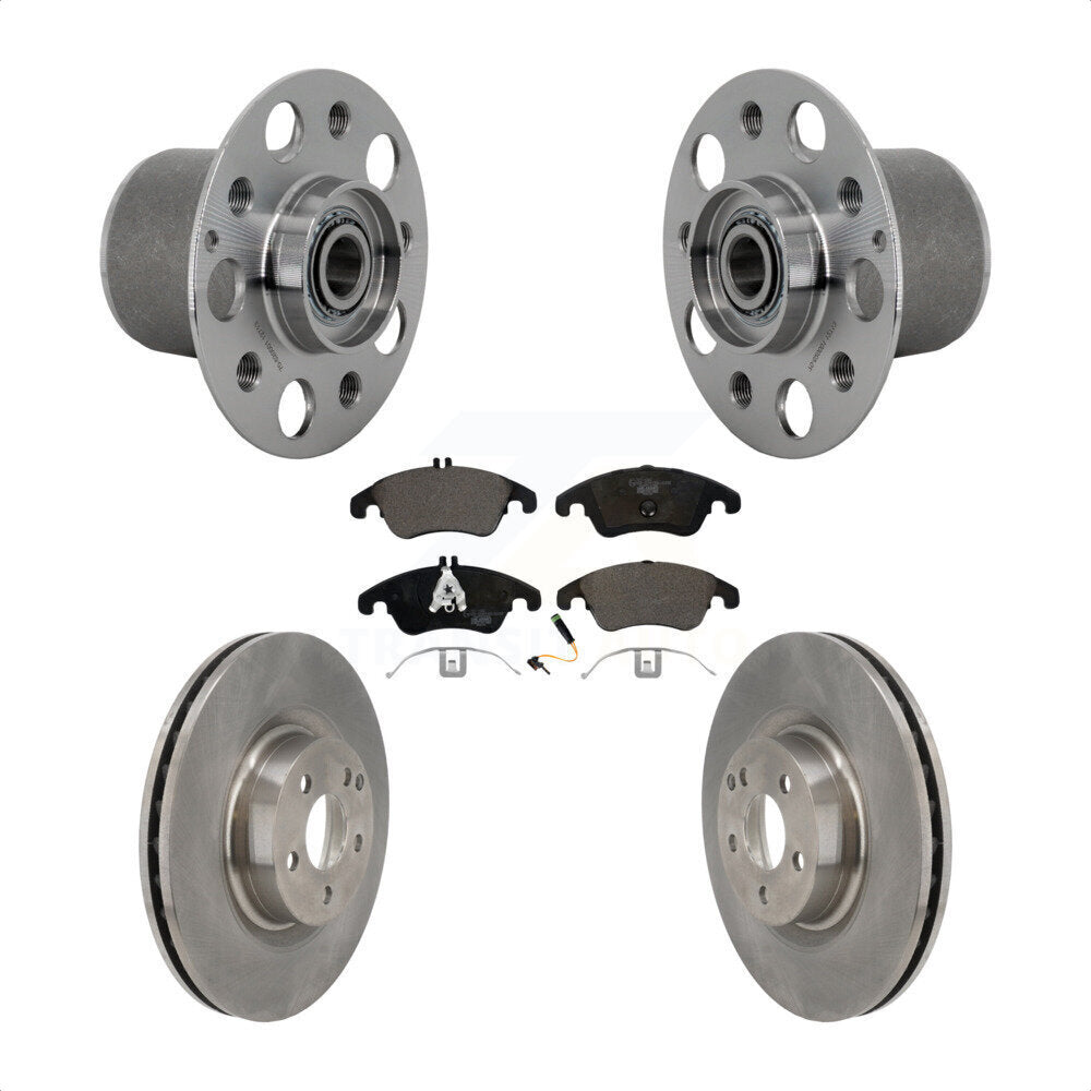 Kit de plaquettes de Rotor de frein à disque, ensemble de roulements de moyeu avant, pour Mercedes-Benz E400 E55