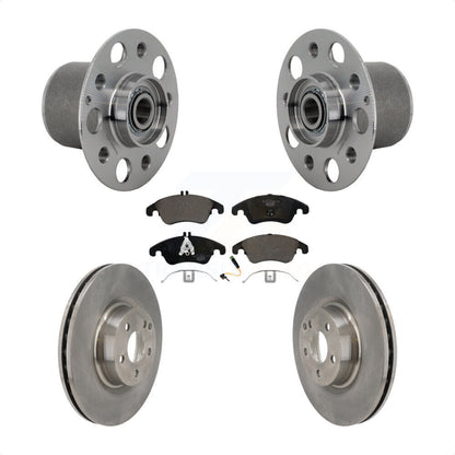Kit de plaquettes de Rotor de frein à disque, ensemble de roulements de moyeu avant, pour Mercedes-Benz E400 E55