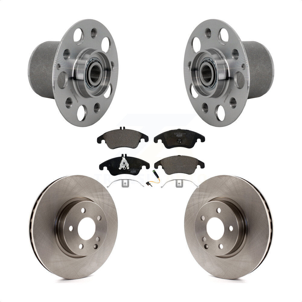 Kit de plaquettes de Rotor de frein, ensemble de roulements de moyeu avant, pour Mercedes-Benz E350 E400 E25