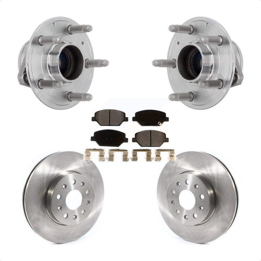 Ensemble de roulements de moyeu avant, Rotors et plaquettes de frein à disque, Kit pour Chevrolet Camaro